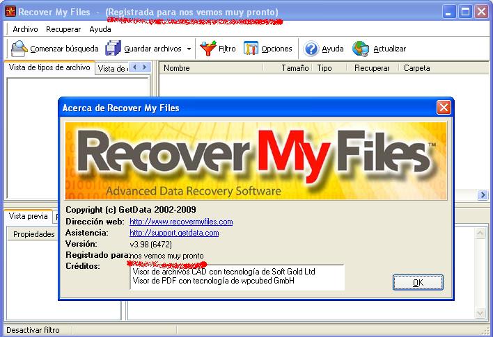 Recover My Files Crack V5